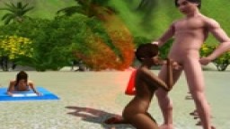 Sims 3-Beach Banging