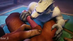 An unusual couple