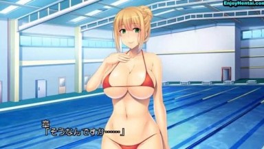 Swimsuit x Lewd Wifes